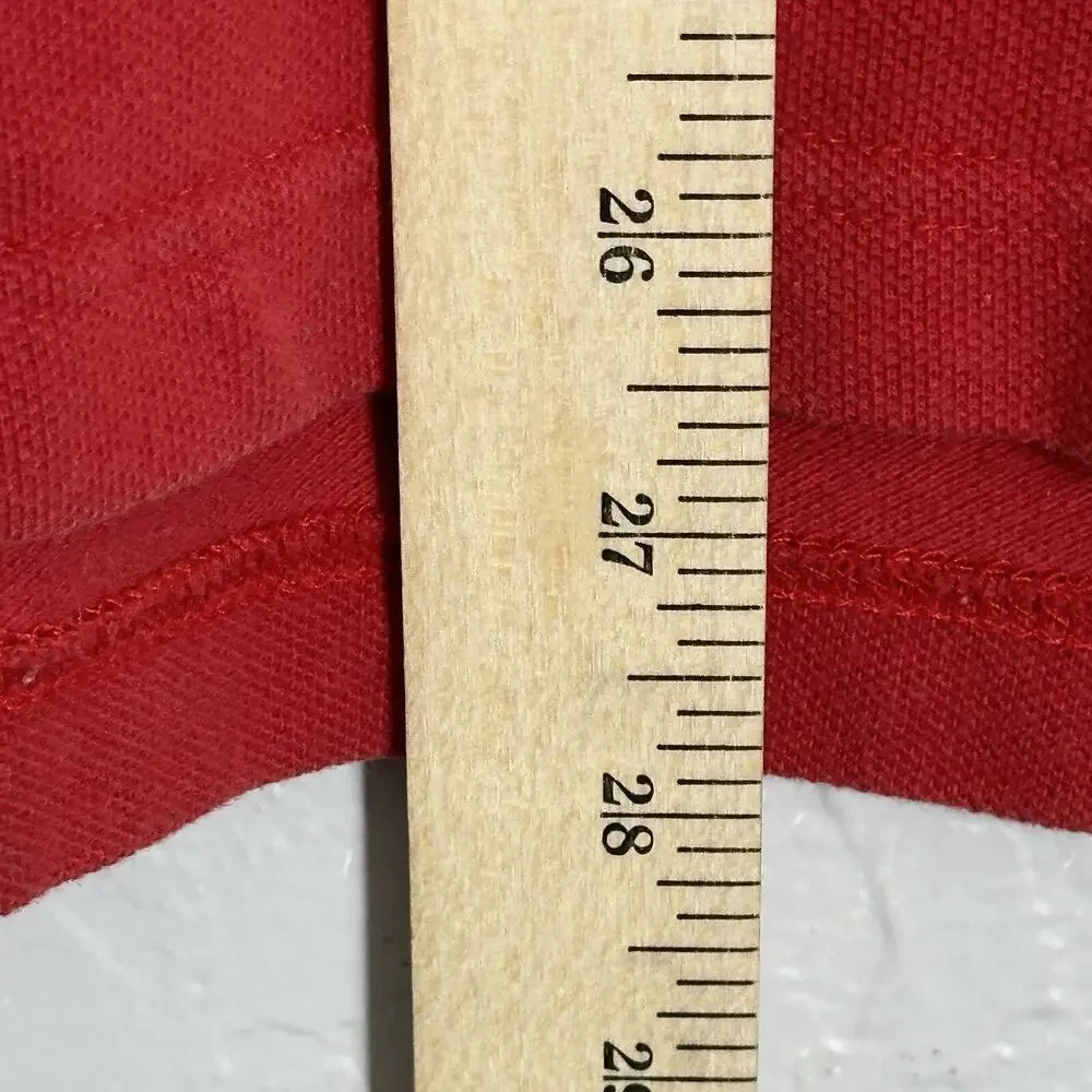 US Polo Assoc Shirt Men M Red Cotton Short Sleeve Collared Pullover